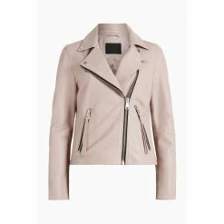 All Saints AllSaints Natural Dalby Biker Jacket -AllSaints shop unnamed file 1011