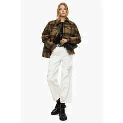 All Saints Green Rosey Check Overshirt -AllSaints shop unnamed file 1019