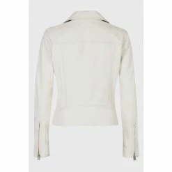All Saints AllSaints White Dalby Biker Jacket -AllSaints shop unnamed file 1025