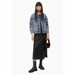 All Saints AllSaints Blue Bella Punk Denim Jacket