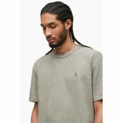 All Saints AllSaints Grey Dexter Crew T-Shirt -AllSaints shop unnamed file 106