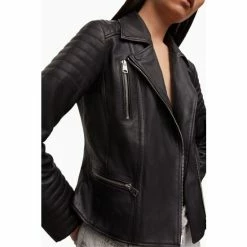 All Saints AllSaints Black Leoni Leather Biker Jacket 5 All Saints AllSaints Black Leoni Leather Biker Jacket -AllSaints shop unnamed file 1060