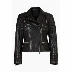 All Saints AllSaints Black Leoni Leather Biker Jacket 7 All Saints AllSaints Black Leoni Leather Biker Jacket -AllSaints shop unnamed file 1062