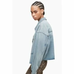 All Saints AllSaints Blue Nicky Shirt Jacket -AllSaints shop unnamed file 1068