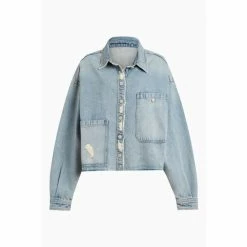 All Saints AllSaints Blue Nicky Shirt Jacket -AllSaints shop unnamed file 1069