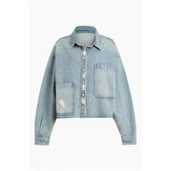 All Saints AllSaints Blue Nicky Shirt Jacket -AllSaints shop unnamed file 1070