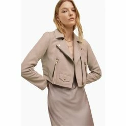 All Saints AllSaints Elora Black Biker Jacket