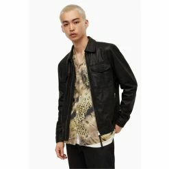 All Saints AllSaints Black Copa Jacket -AllSaints shop unnamed file 1126