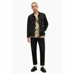 All Saints AllSaints Black Copa Jacket -AllSaints shop unnamed file 1128