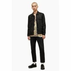 All Saints AllSaints Black Copa Jacket -AllSaints shop unnamed file 1129