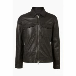 All Saints AllSaints Black Copa Jacket -AllSaints shop unnamed file 1130
