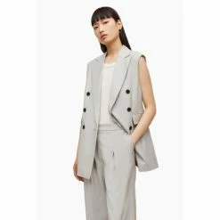 All Saints AllSaints Grey Hanah Blazer