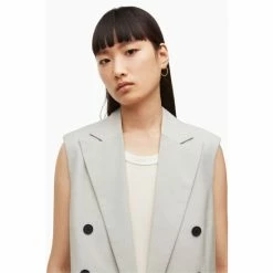 All Saints AllSaints Grey Hanah Blazer -AllSaints shop unnamed file 1144