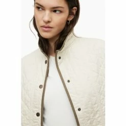All Saints AllSaints Madison White Reverse Jacket -AllSaints shop unnamed file 1152