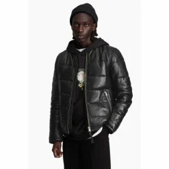 All Saints AllSaints Black Russel Puffer Jacket
