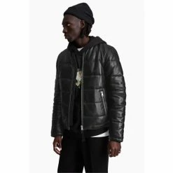 All Saints AllSaints Black Russel Puffer Jacket -AllSaints shop unnamed file 1159