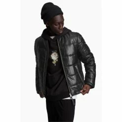 All Saints AllSaints Black Russel Puffer Jacket -AllSaints shop unnamed file 1160