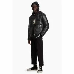 All Saints AllSaints Black Russel Puffer Jacket -AllSaints shop unnamed file 1161
