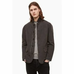 All Saints AllSaints Grey Leahurst Blazer