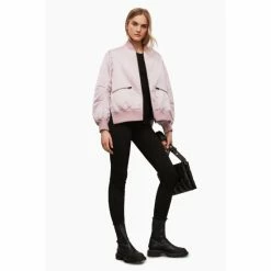 All Saints AllSaints Purple Brooke Bomber Jacket -AllSaints shop unnamed file 1187