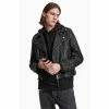 All Saints AllSaints Black Tavis Biker Jacket