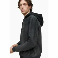 All Saints AllSaints Troy Black Bomber Jacket -AllSaints shop unnamed file 1203