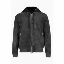 All Saints AllSaints Troy Black Bomber Jacket -AllSaints shop unnamed file 1207
