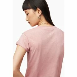 All Saints AllSaints Pink Anna T-Shirt -AllSaints shop unnamed file 122