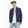 All Saints Bassett Blue Bomber Jacket