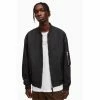 All Saints AllSaints Black Koyo Oversized Bomber Jacket