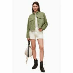 All Saints AllSaints Rylan Green Shirt Jacket -AllSaints shop unnamed file 1264