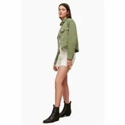 All Saints AllSaints Rylan Green Shirt Jacket -AllSaints shop unnamed file 1265