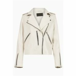 All Saints AllSaints White Fern Biker Jacket -AllSaints shop unnamed file 1278