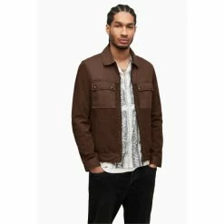 All Saints AllSaints Dean Brown Jacket -AllSaints shop unnamed file 1281