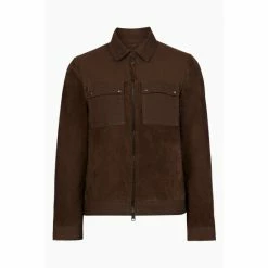 All Saints AllSaints Dean Brown Jacket -AllSaints shop unnamed file 1284
