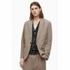 All Saints AllSaints Grey Vaga Blazer