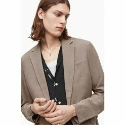 All Saints AllSaints Grey Vaga Blazer -AllSaints shop unnamed file 1308
