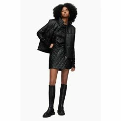 All Saints AllSaints Bradbury Black Puffer Gilet -AllSaints shop unnamed file 1327
