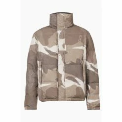 All Saints AllSaints Brown Novern Camo Jacket