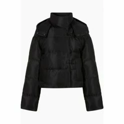 All Saints AllSaints Allais Black Puffer Jacket -AllSaints shop unnamed file 1361