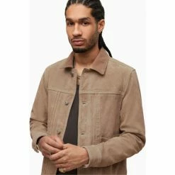 All Saints AllSaints Natural Fuse Trucker Jacket -AllSaints shop unnamed file 1366