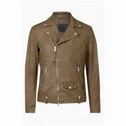 All Saints AllSaints Brown Milo Biker Jacket -AllSaints shop unnamed file 1391