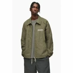 All Saints AllSaints Green Breaker Jacket