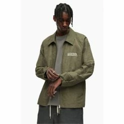 All Saints AllSaints Green Breaker Jacket -AllSaints shop unnamed file 1396