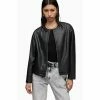 All Saints AllSaints Darcy Black Bomber Jacket