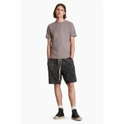 All Saints Grey Brace Short-Sleeve Crew T-Shirt -AllSaints shop unnamed file 141