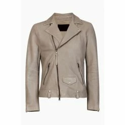 All Saints AllSaints Natural Indi Biker Jacket -AllSaints shop unnamed file 1436