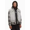 All Saints AllSaints Grey Kaimuki Denim Jacket