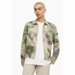 All Saints AllSaints Green Garf Jacket