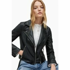 All Saints AllSaints Dalby Faux Black Biker Jacket 3 All Saints AllSaints Dalby Faux Black Biker Jacket -AllSaints shop unnamed file 1455